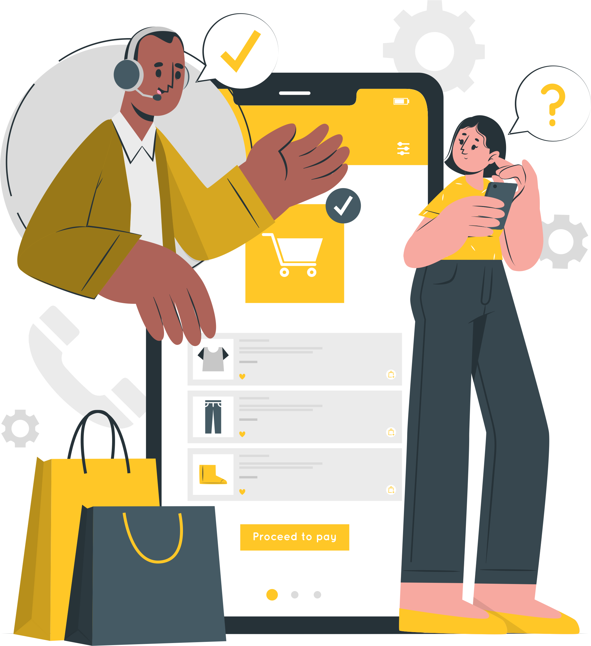 tele-commerce services 